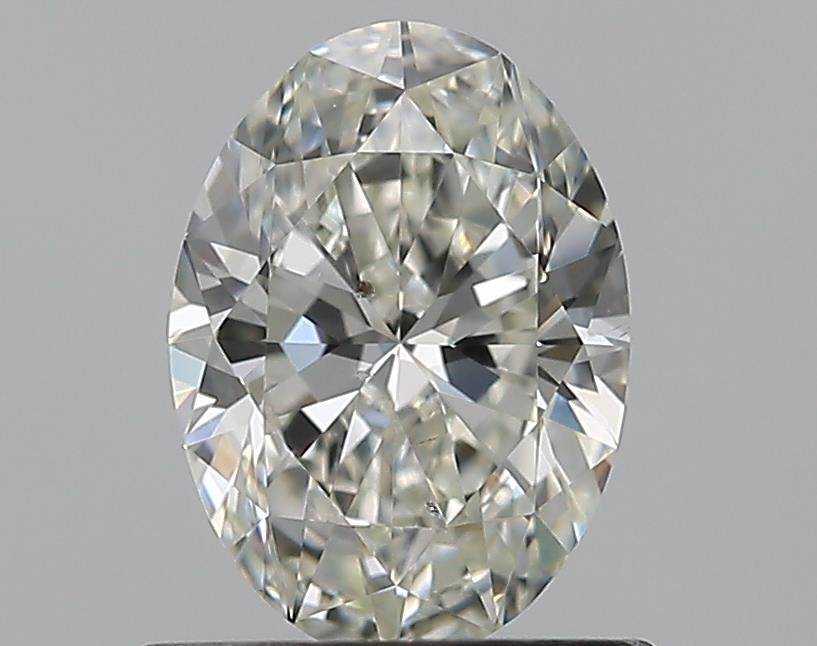 0.80ct J SI1 Rare Carat Ideal Cut Oval Diamond