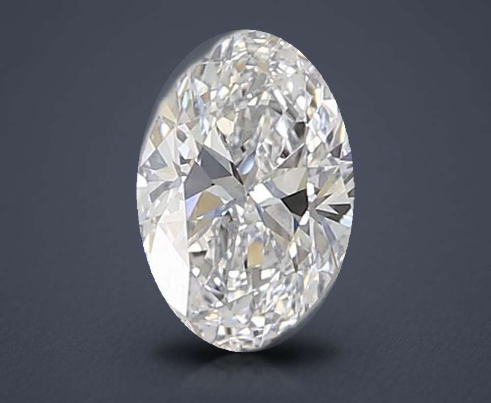 0.58 Carat Oval Lab Diamond
