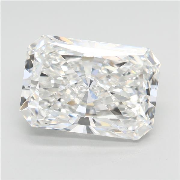 8.06ct F VVS2 Rare Carat Ideal Cut Radiant Lab Grown Diamond
