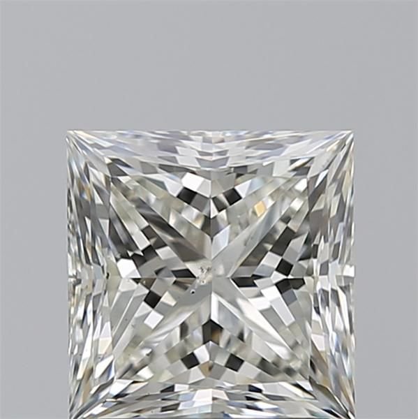 2.02ct K SI1 Rare Carat Ideal Cut Princess Diamond