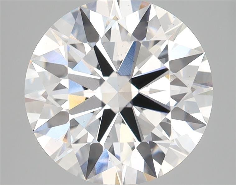 3.07ct D VS2 Rare Carat Ideal Cut Round Lab Grown Diamond