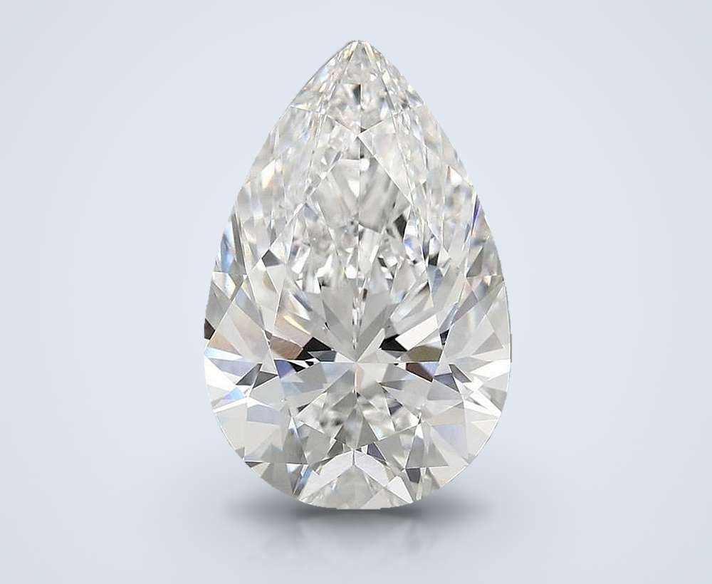 4.74 Carat Pear Lab Diamond