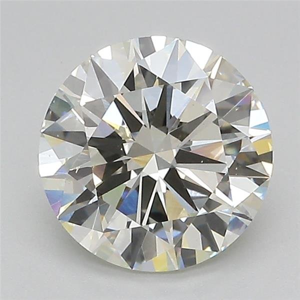 2.26ct J VS2 Excellent Cut Round Lab Grown Diamond
