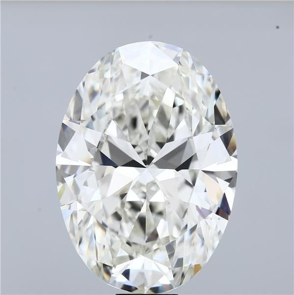31.71ct H VVS2 Rare Carat Ideal Cut Oval Lab Grown Diamond