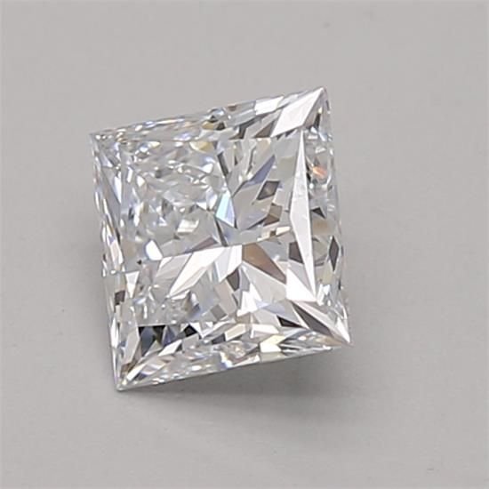 0.69ct E VVS1 Rare Carat Ideal Cut Princess Lab Grown Diamond