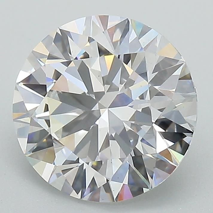 2.52ct D VS1 Rare Carat Ideal Cut Round Lab Grown Diamond