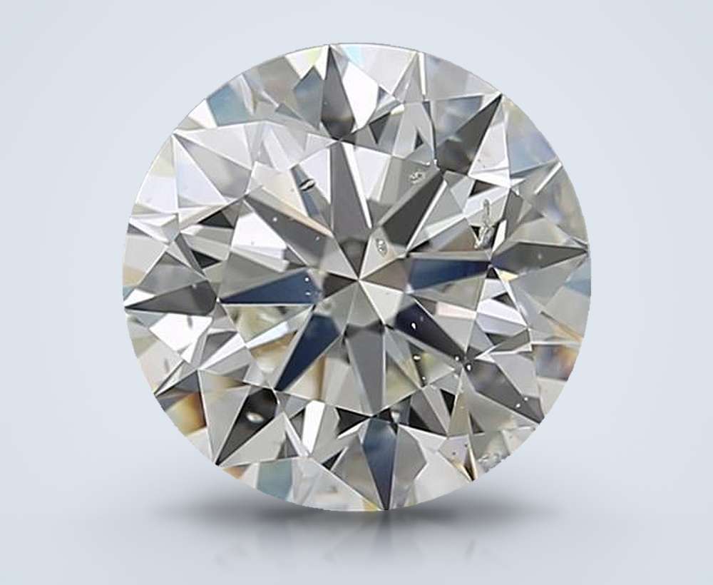 3.74 Carat Round Natural Diamond