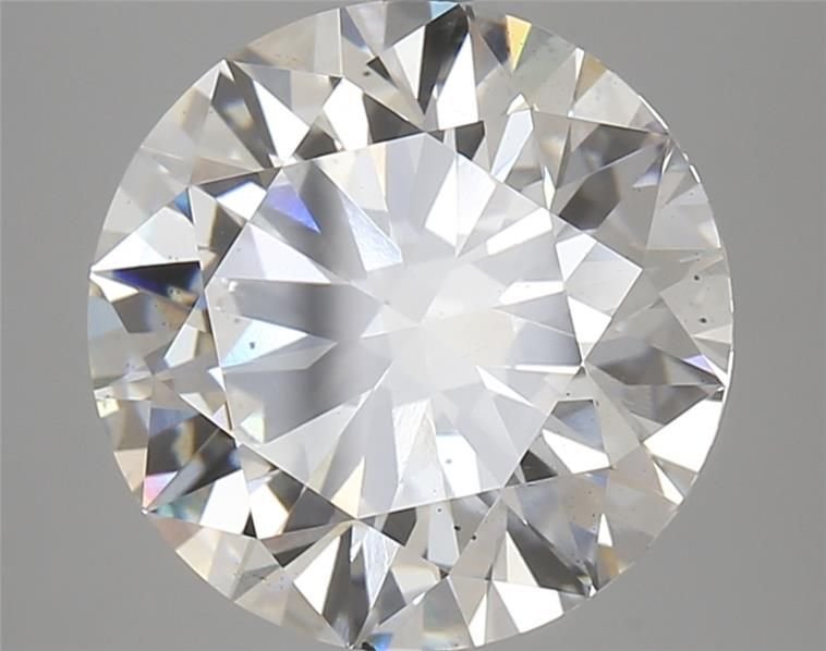 6.03ct G SI1 Rare Carat Ideal Cut Round Lab Grown Diamond