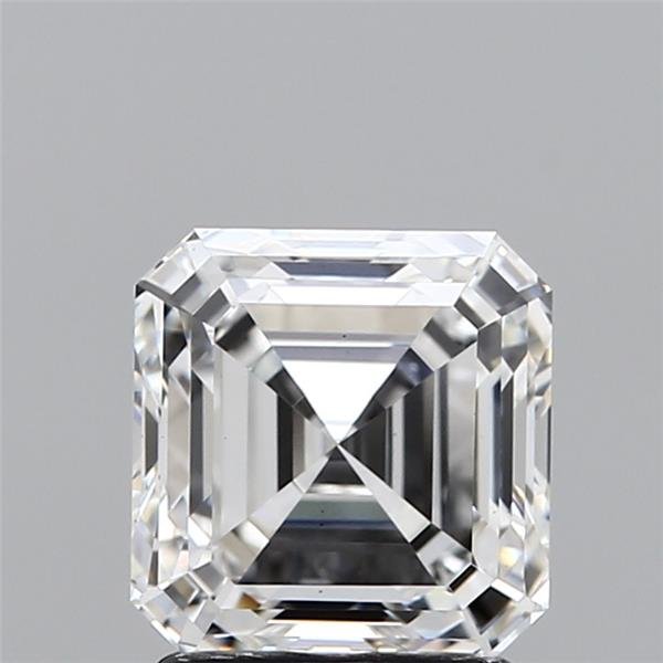 2.01ct F VS1 Rare Carat Ideal Cut Asscher Lab Grown Diamond