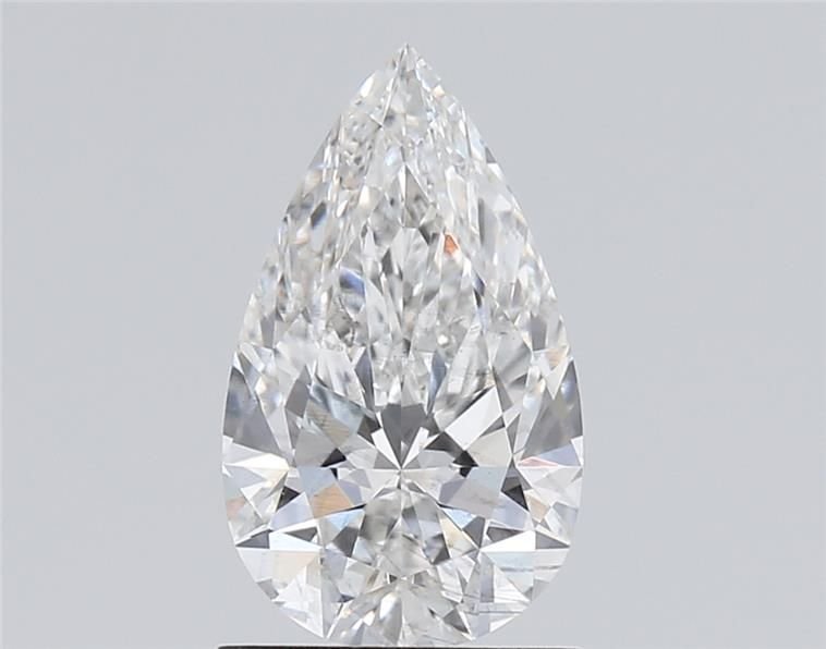 1.18ct F SI1 Rare Carat Ideal Cut Pear Lab Grown Diamond