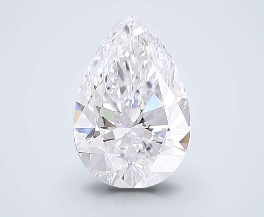 1.58 Carat Pear Lab Diamond