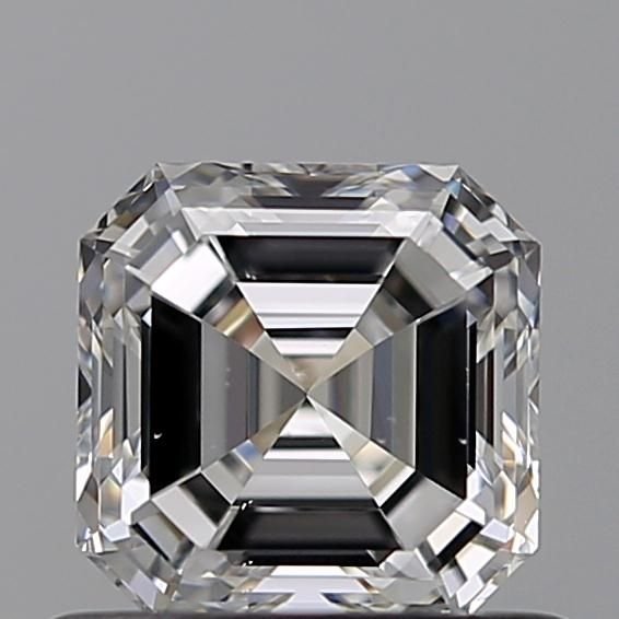 0.62ct E VS2 Very Good Cut Asscher Diamond