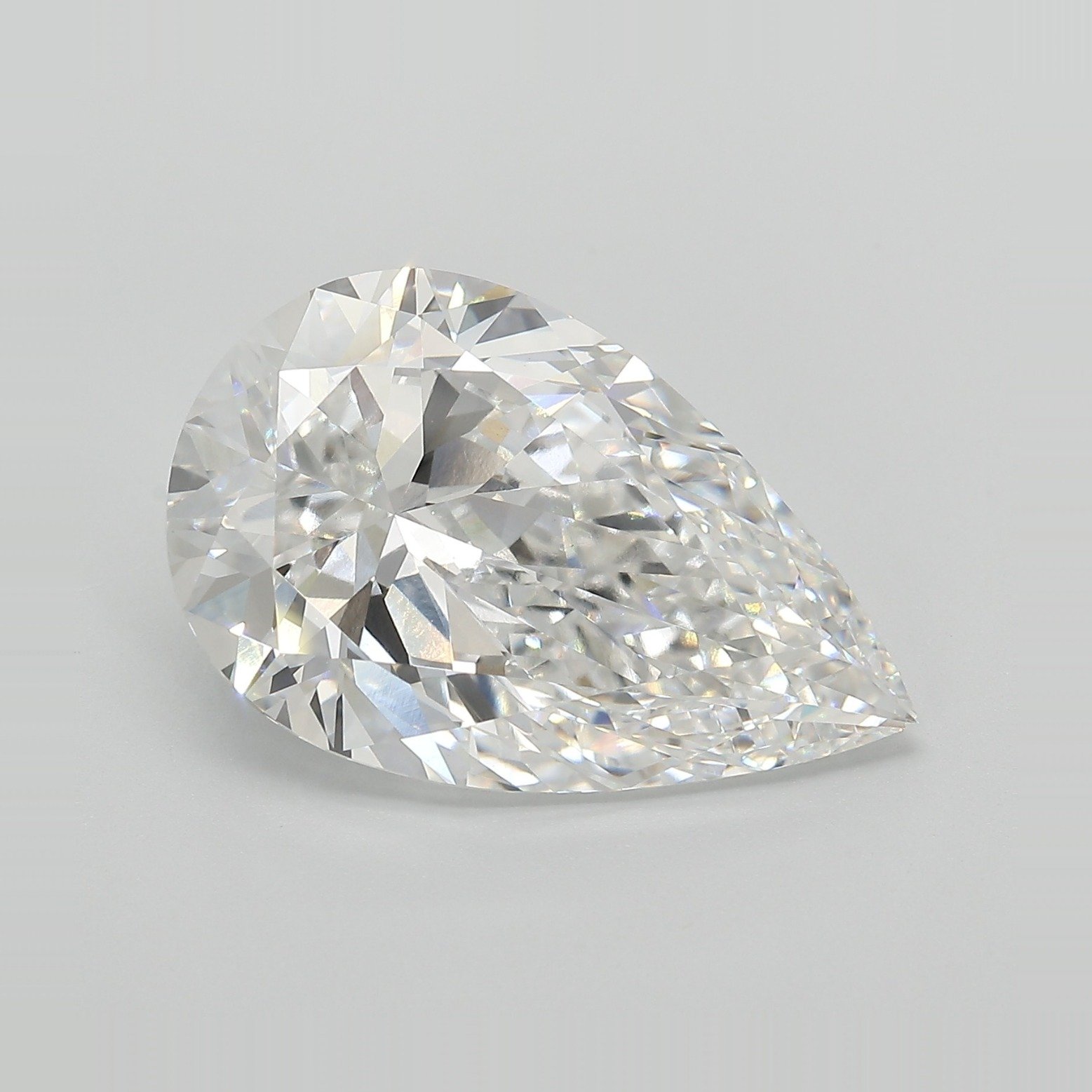 9.04ct E VVS2 Rare Carat Ideal Cut Pear Lab Grown Diamond