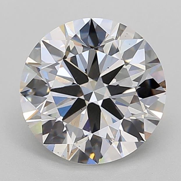 3.00ct F VS2 Rare Carat Ideal Cut Round Lab Grown Diamond