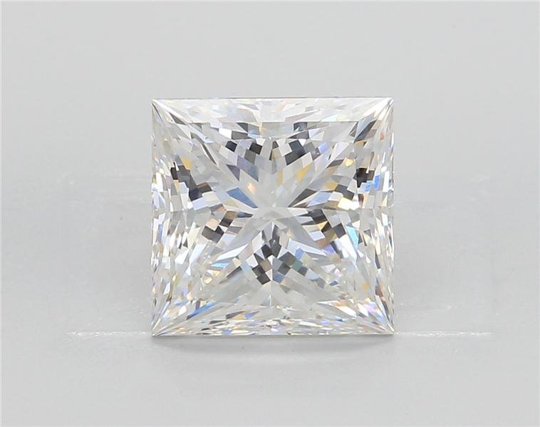 3.98ct F VS1 Rare Carat Ideal Cut Princess Lab Grown Diamond