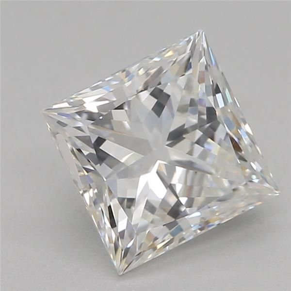 1.06ct F VVS2 Rare Carat Ideal Cut Princess Lab Grown Diamond