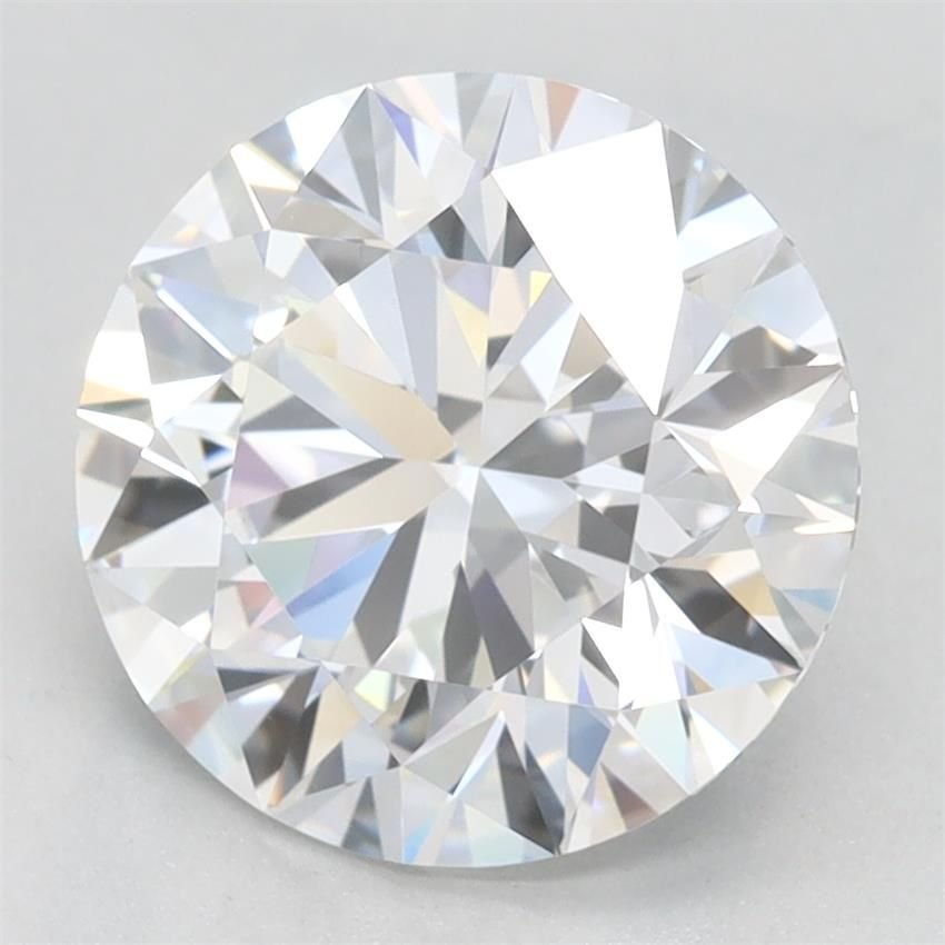 2.71ct D IF Rare Carat Ideal Cut Round Lab Grown Diamond