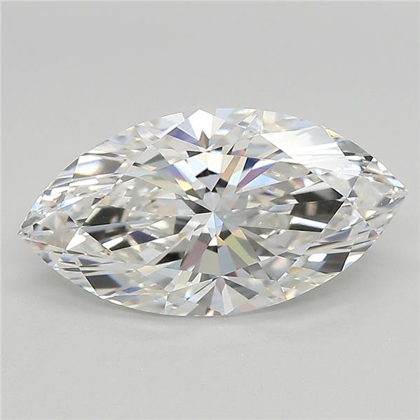 2.63ct F VVS2 Rare Carat Ideal Cut Marquise Lab Grown Diamond