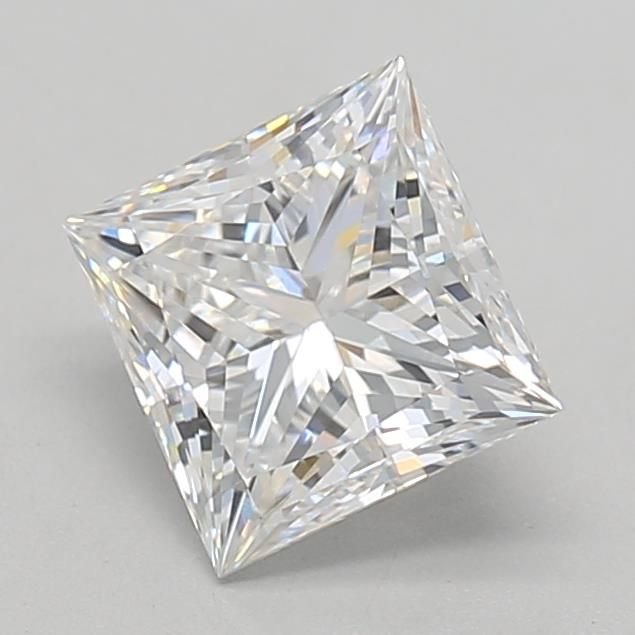 1.43ct E VVS2 Rare Carat Ideal Cut Princess Lab Grown Diamond