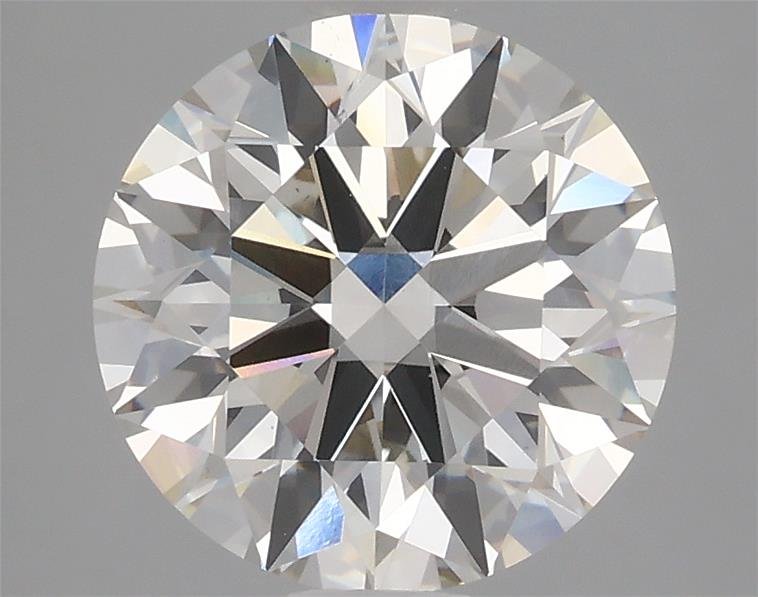 3.19ct H VS1 Rare Carat Ideal Cut Round Lab Grown Diamond