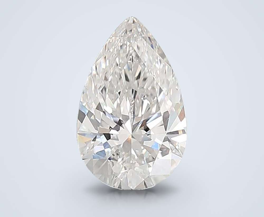 4.06 Carat Pear Lab Diamond