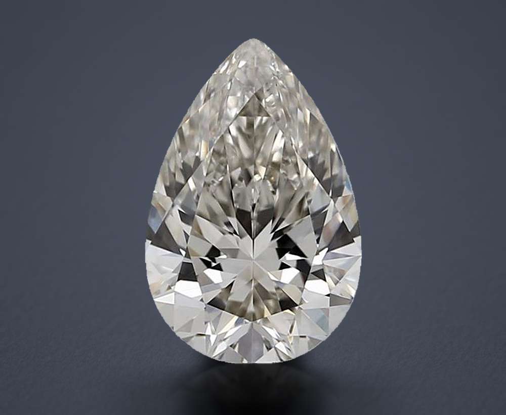 1.67 Carat Pear Lab Diamond