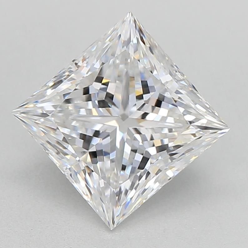 1.50ct E VS1 Rare Carat Ideal Cut Princess Lab Grown Diamond