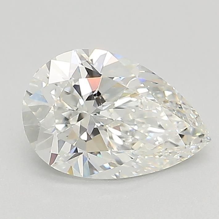 1.09ct E VVS2 Rare Carat Ideal Cut Pear Lab Grown Diamond