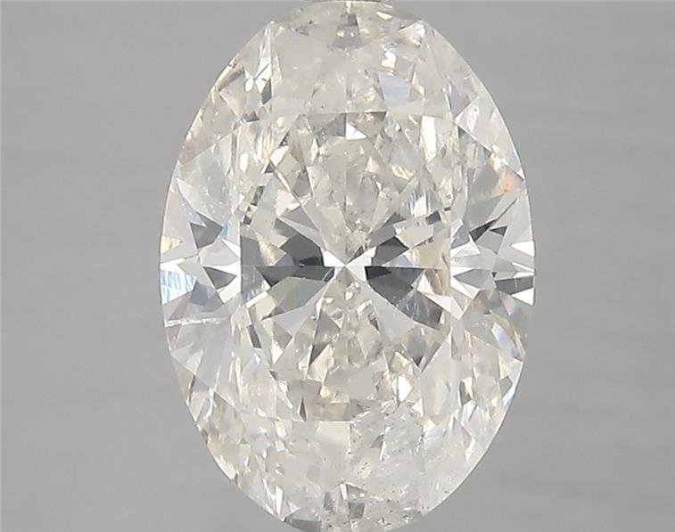 3.10ct K SI2 Rare Carat Ideal Cut Oval Diamond