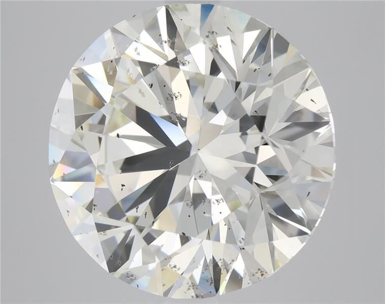 5.01ct K SI2 Rare Carat Ideal Cut Round Diamond