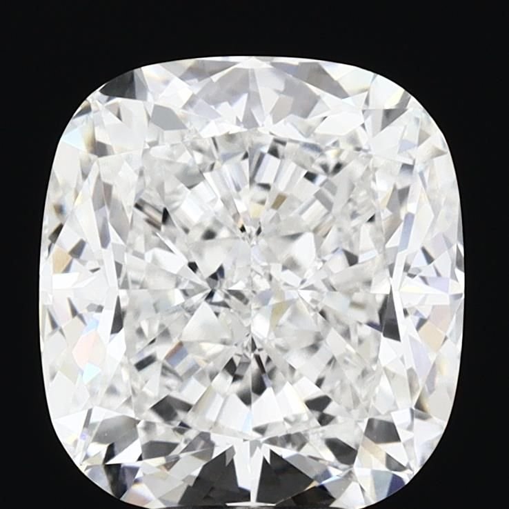 5.09ct E VVS2 Rare Carat Ideal Cut Cushion Lab Grown Diamond