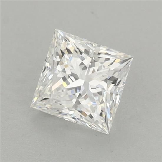 0.77ct E VVS1 Rare Carat Ideal Cut Princess Lab Grown Diamond