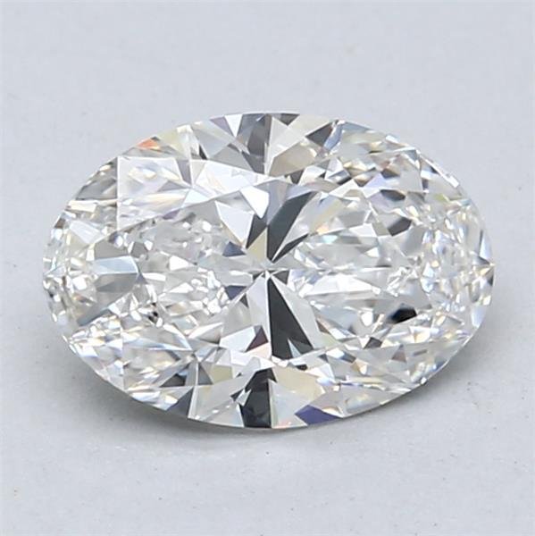 1.29ct F VS2 Rare Carat Ideal Cut Oval Lab Grown Diamond