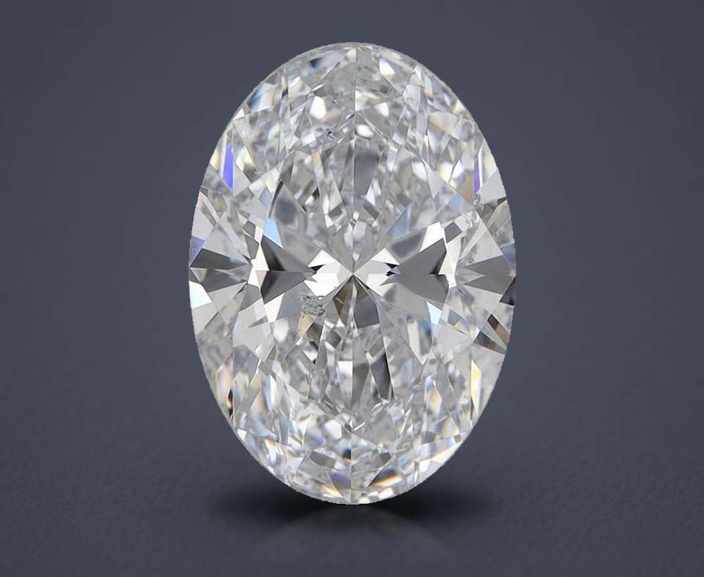 3.38 Carat Oval Lab Diamond