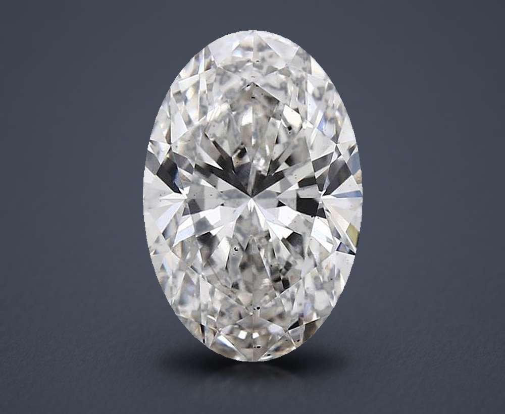 2.52 Carat Oval Lab Diamond