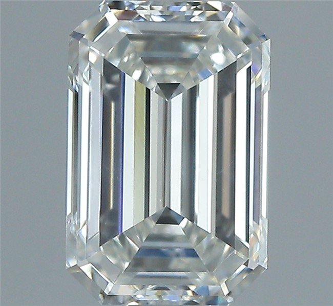 1.07ct I SI1 Rare Carat Ideal Cut Emerald Diamond