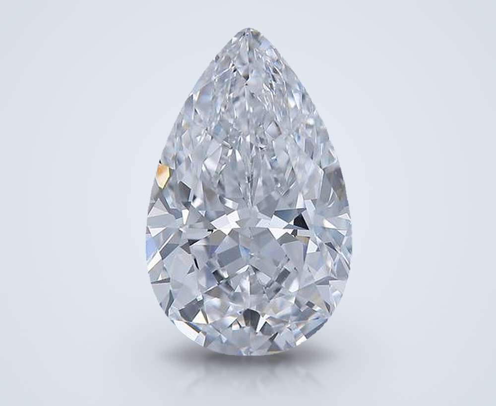 3.51 Carat Pear Natural Diamond