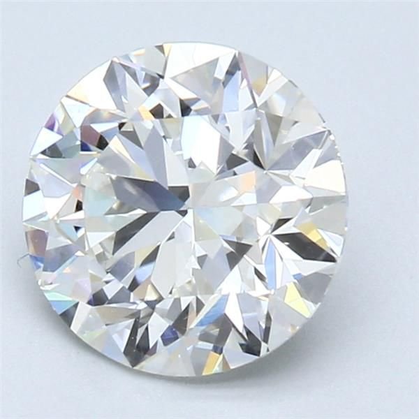 2.31ct H VS2 Rare Carat Ideal Cut Round Diamond