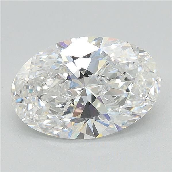 2.54ct D VS1 Rare Carat Ideal Cut Oval Lab Grown Diamond