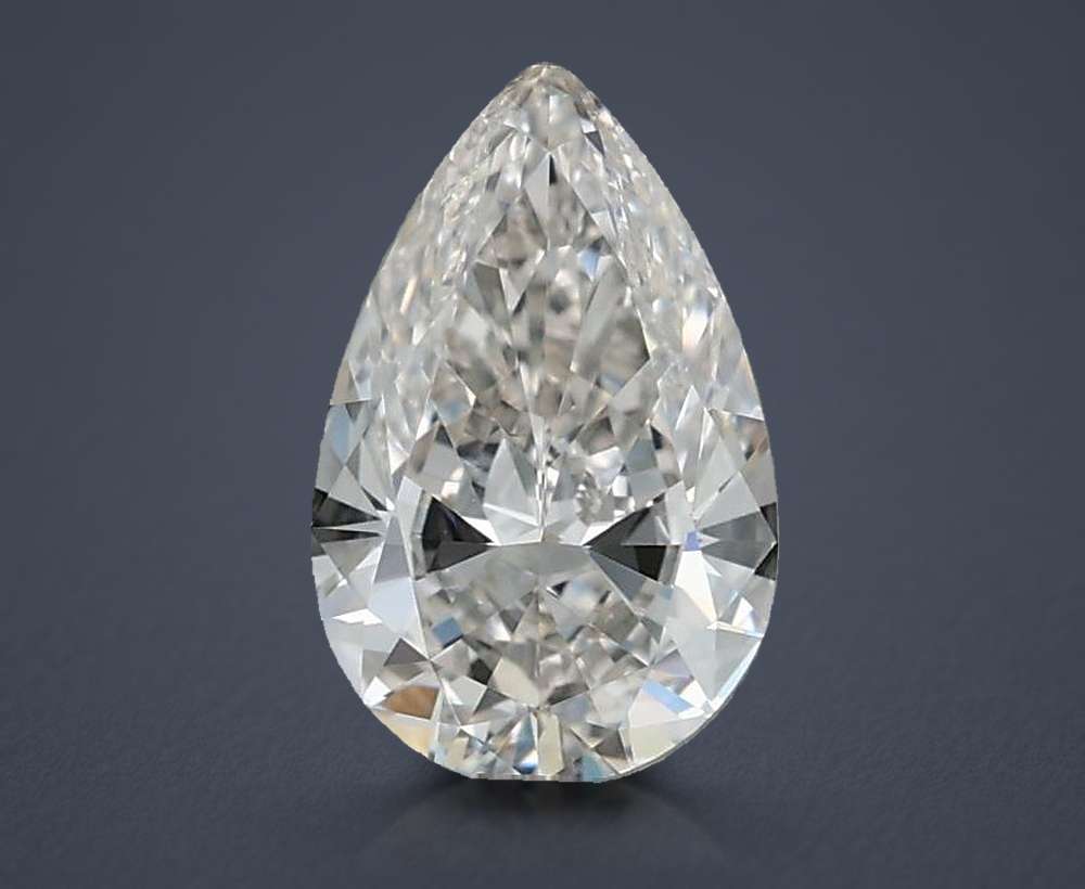 1.00 Carat Pear Natural Diamond