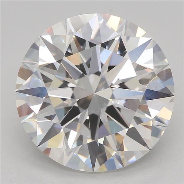 4.05ct F VVS2 Rare Carat Ideal Cut Round Lab Grown Diamond