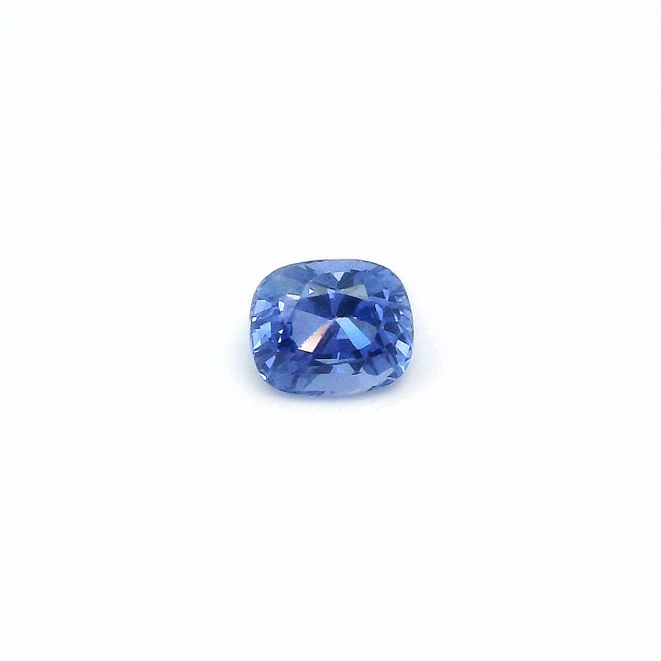 0.99 Carat Blue Cushion Sapphire