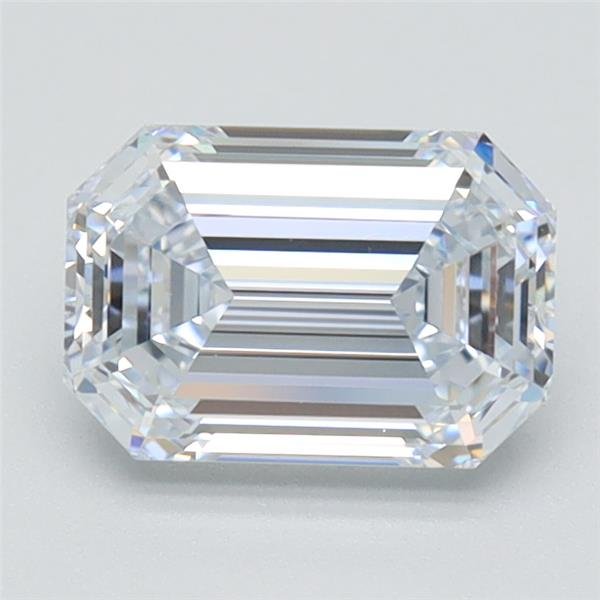 1.15ct F VVS1 Rare Carat Ideal Cut Emerald Lab Grown Diamond