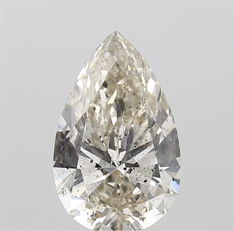 3.05ct J SI2 Rare Carat Ideal Cut Pear Diamond