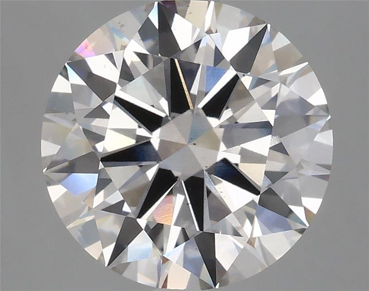4.02ct I SI1 Rare Carat Ideal Cut Round Lab Grown Diamond
