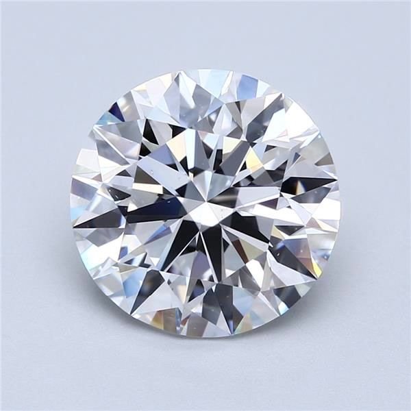 4.73ct D SI1 Rare Carat Ideal Cut Round Diamond