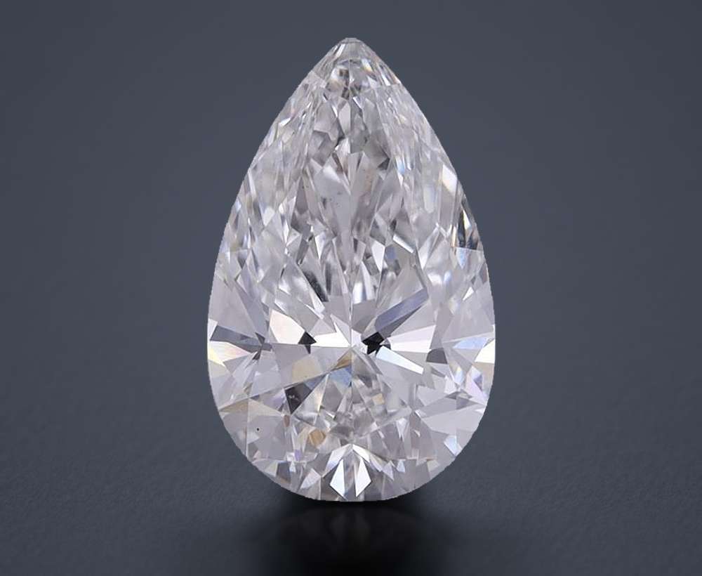 1.33 Carat Pear Lab Diamond
