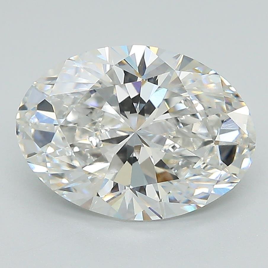 3.51ct E VVS2 Rare Carat Ideal Cut Oval Lab Grown Diamond