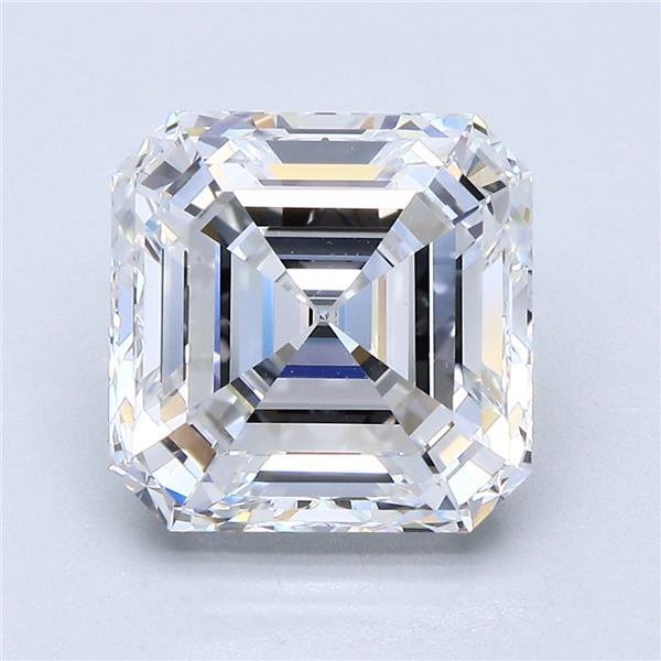 4.50ct E VS2 Rare Carat Ideal Cut Asscher Diamond