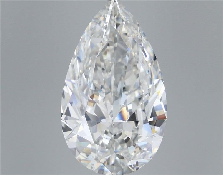 12.03ct F VVS2 Excellent Cut Pear Lab Grown Diamond